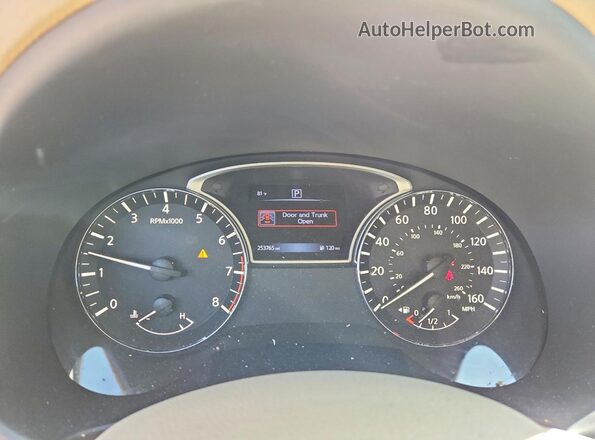 1N4AL3APXGC225405 2016 NISSAN ALTIMA White ხელსაწყოთა პანელის ხედი