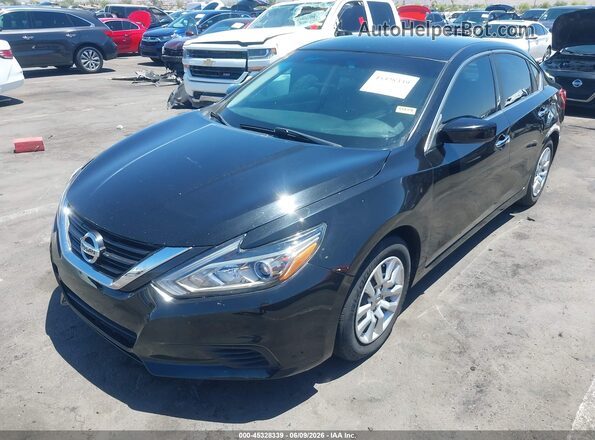 1N4AL3APXGC234430 2016 NISSAN ALTIMA Black Առջևի ձախ երեք քառորդ տեսարան
