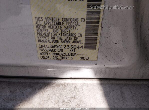 1N4AL3APXGC235044 2016 NISSAN ALTIMA White Engine compartment view