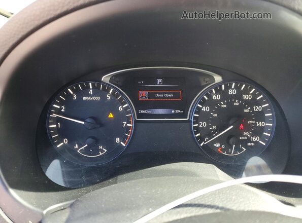 1N4AL3APXGC260655 2016 NISSAN ALTIMA Silver Вид щитка приладів