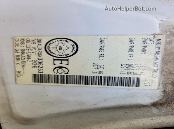 1N4AL3APXGN306263 2016 NISSAN ALTIMA White Widok komory silnika