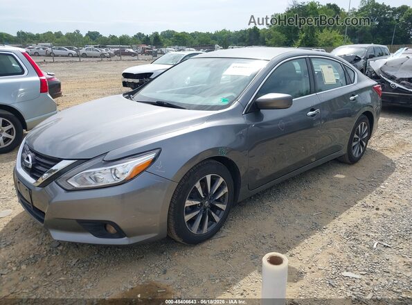 1N4AL3APXHC111731 2017 NISSAN ALTIMA Серый Передняя левая четверть