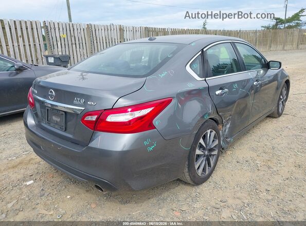 1N4AL3APXHC111731 2017 NISSAN ALTIMA Серый Задняя правая четверть