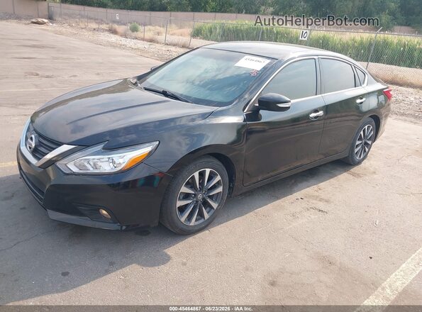 1N4AL3APXHC122809 2017 NISSAN ALTIMA Черный Передняя левая четверть