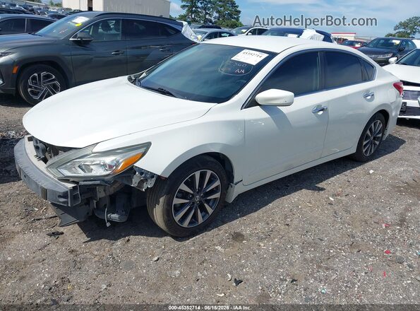 1N4AL3APXHC123331 2017 NISSAN ALTIMA White Առջևի ձախ երեք քառորդ տեսարան