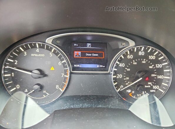 1N4AL3APXHC129081 2017 NISSAN ALTIMA Black Vista del cuadro de instrumentos