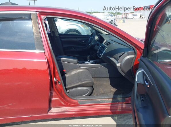 1N4AL3APXHC164039 2017 NISSAN ALTIMA Бордовый Вид салона спереди