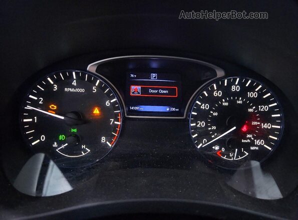 1N4AL3APXHC177809 2017 NISSAN ALTIMA Gray Вид щитка приладів