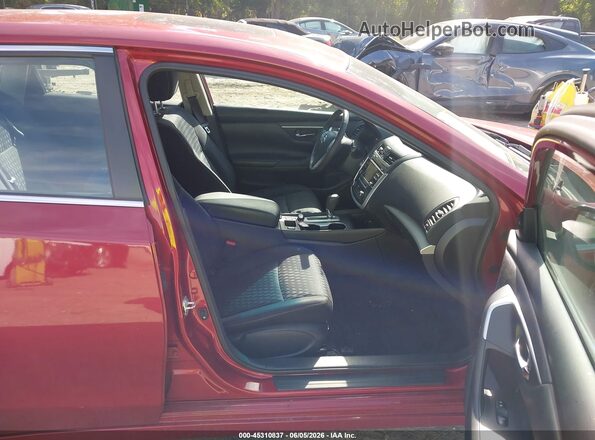 1N4AL3APXHC210209 2017 NISSAN ALTIMA Red Widok wnętrza z przodu