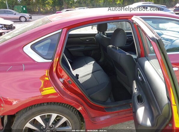 1N4AL3APXHC210209 2017 NISSAN ALTIMA Red Widok naklejki z numerem VIN