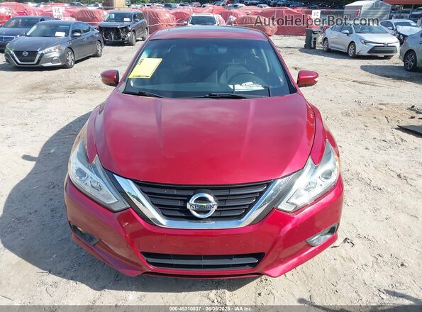 1N4AL3APXHC210209 2017 NISSAN ALTIMA Red Widok zestawu wskaźników