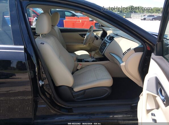 1N4AL3APXHC220528 2017 NISSAN ALTIMA Black Widok wnętrza z przodu
