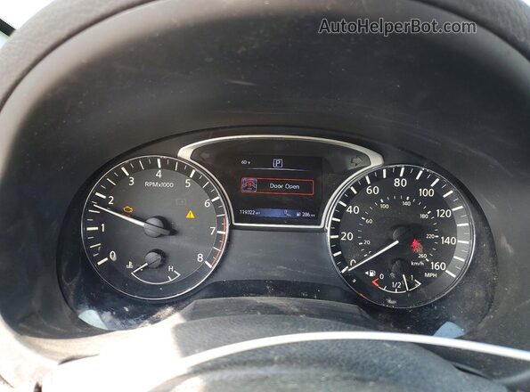 1N4AL3APXHC236471 2017 NISSAN ALTIMA Red Vista del cuadro de instrumentos