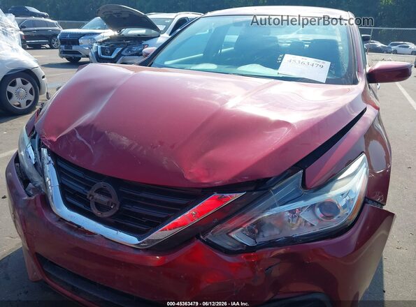 1N4AL3APXHC238723 2017 NISSAN ALTIMA Red ხელსაწყოთა პანელის ხედი