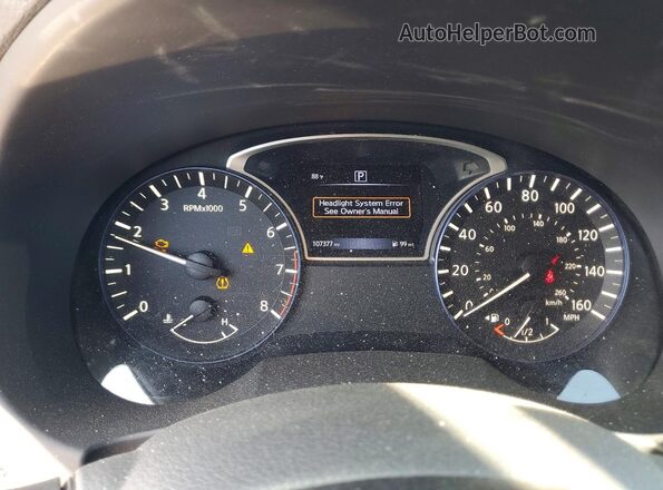 1N4AL3APXHC240374 2017 NISSAN ALTIMA Black Instrument cluster view