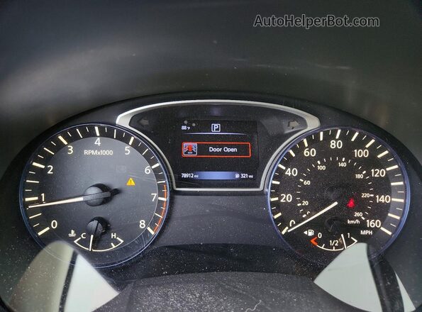 1N4AL3APXHC289297 2017 NISSAN ALTIMA White Instrument cluster view
