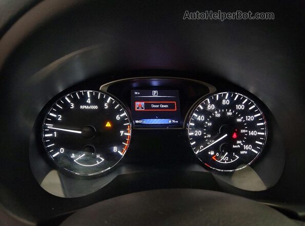 1N4AL3APXHC480993 2017 NISSAN ALTIMA White Vista del cuadro de instrumentos