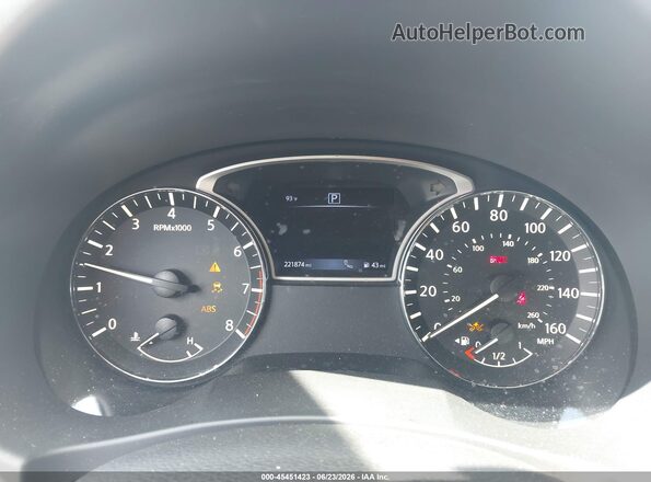 1N4AL3APXJC174320 2018 NISSAN ALTIMA Black Widok tylnych siedzeń