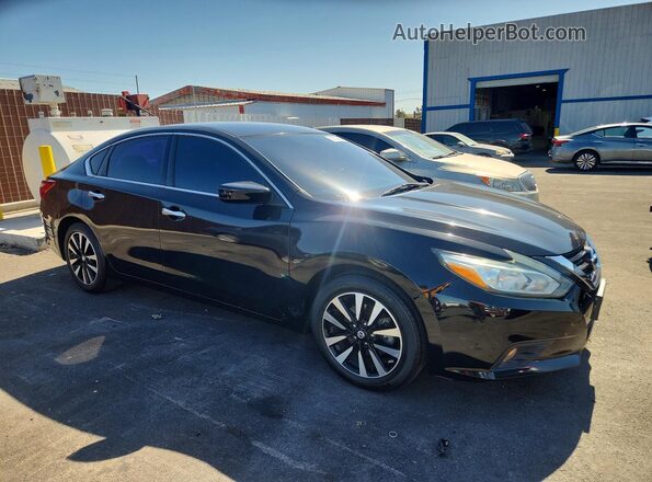 1N4AL3APXJC198634 2018 NISSAN ALTIMA Черный Передняя правая четверть