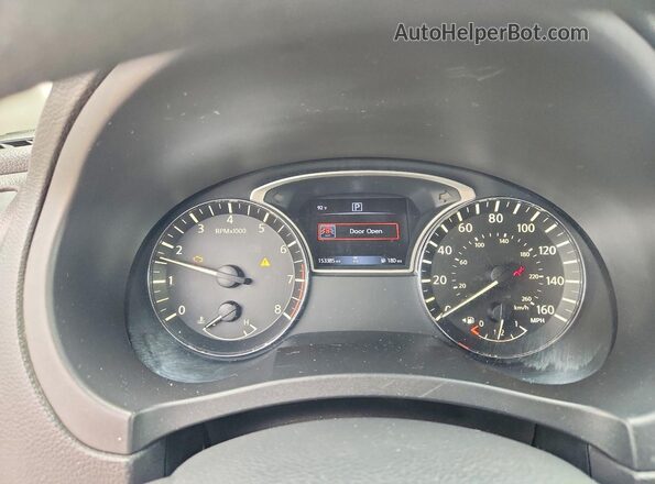 1N4AL3APXJC274529 2018 NISSAN ALTIMA White Вид щитка приладів