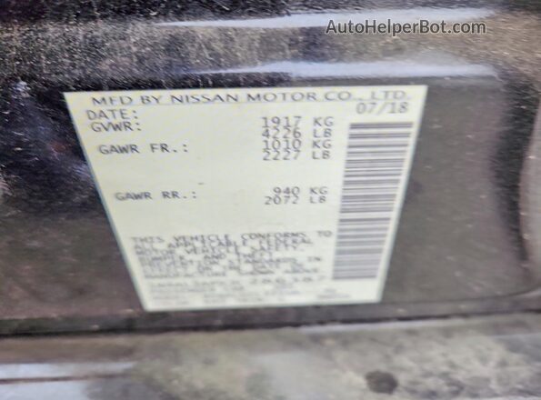 1N4AL3APXJC286387 2018 NISSAN ALTIMA Black Widok komory silnika