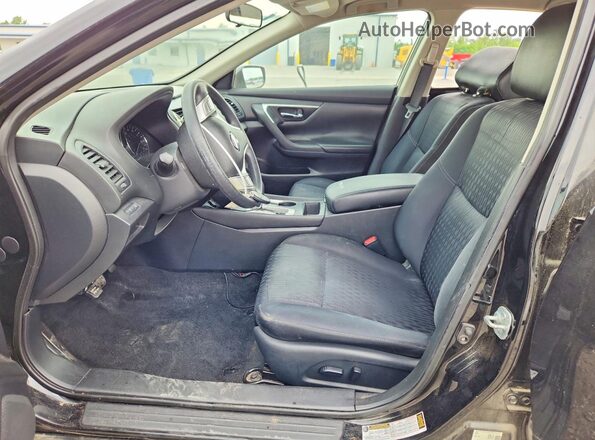1N4AL3APXJC286387 2018 NISSAN ALTIMA Black Widok wnętrza z przodu
