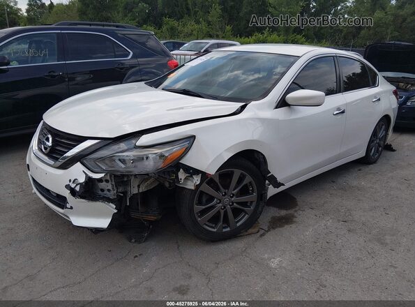 1N4AL3APXJC292920 2018 NISSAN ALTIMA White Przód lewy