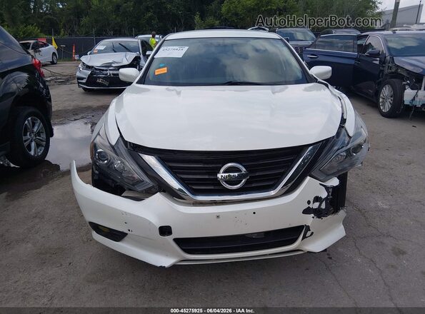 1N4AL3APXJC292920 2018 NISSAN ALTIMA White Widok zestawu wskaźników