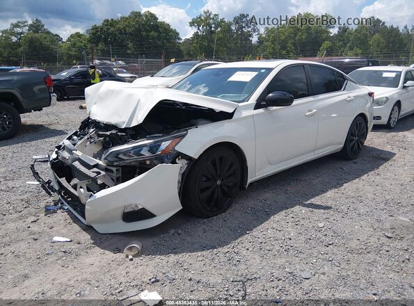 1N4AL4CV1MN303295 2021 NISSAN ALTIMA Белый Передняя левая четверть