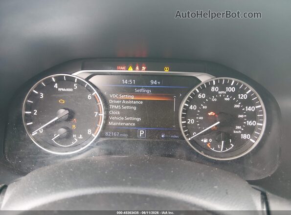 1N4AL4CV1MN303295 2021 NISSAN ALTIMA Белый Вид задних сидений