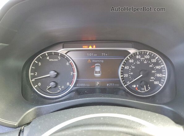 1N4AL4CV3MN358301 2021 NISSAN ALTIMA Orange Вид щитка приладів