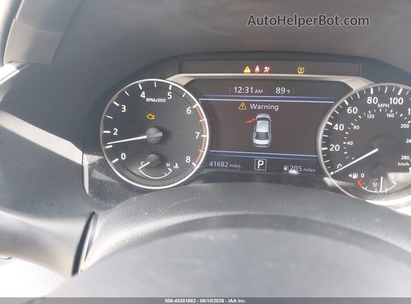 1N4AL4CV4MN374832 2021 NISSAN ALTIMA Black Widok tylnych siedzeń