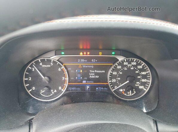 1N4AL4CV5MN327986 2021 NISSAN ALTIMA Black ხელსაწყოთა პანელის ხედი