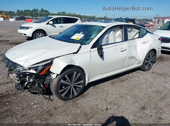 1N4AL4CV8LC198040 2020 NISSAN ALTIMA White Առջևի ձախ երեք քառորդ տեսարան