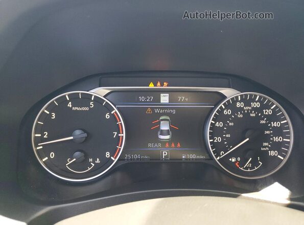 1N4AL4CVXRN324234 2024 NISSAN ALTIMA Gray Instrument cluster view