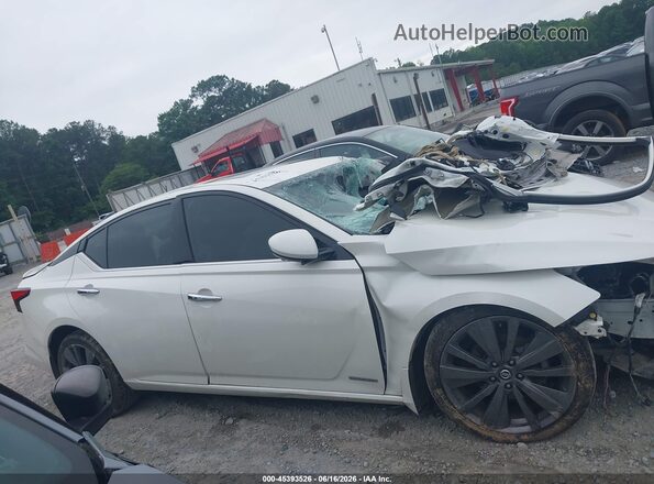 1N4AL4FV8KC154324 2019 NISSAN ALTIMA Белый Вид щитка приборов