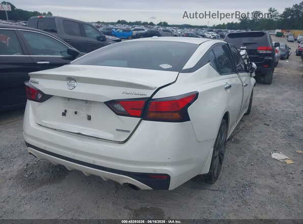 1N4AL4FV8KC154324 2019 NISSAN ALTIMA Белый Задняя правая четверть