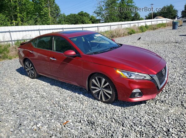 1N4AL4FV9LC138005 2020 NISSAN ALTIMA Красный Передняя правая четверть