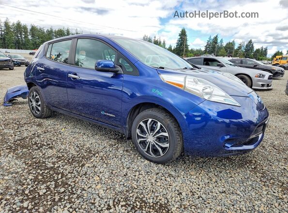 1N4AZ0CP3GC300357 2016 NISSAN LEAF Blue 