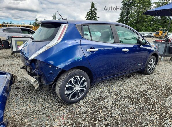 1N4AZ0CP3GC300357 2016 NISSAN LEAF Blue 