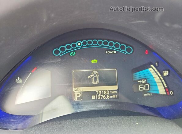 1N4AZ0CP3GC300357 2016 NISSAN LEAF Blue 