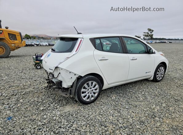 1N4AZ0CP4GC301971 2016 NISSAN LEAF White Rear right