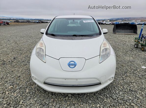 1N4AZ0CP4GC301971 2016 NISSAN LEAF White Front view