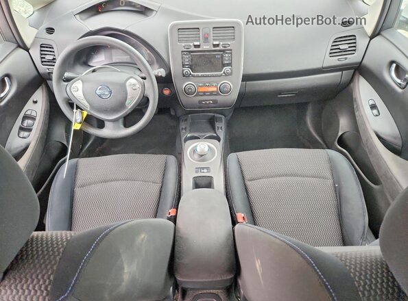 1N4AZ0CP4GC301971 2016 NISSAN LEAF White Dashboard view