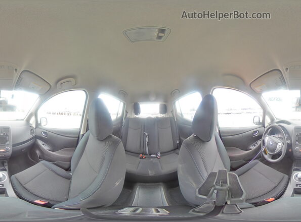 1N4AZ0CP4GC301971 2016 NISSAN LEAF White 360 interior view