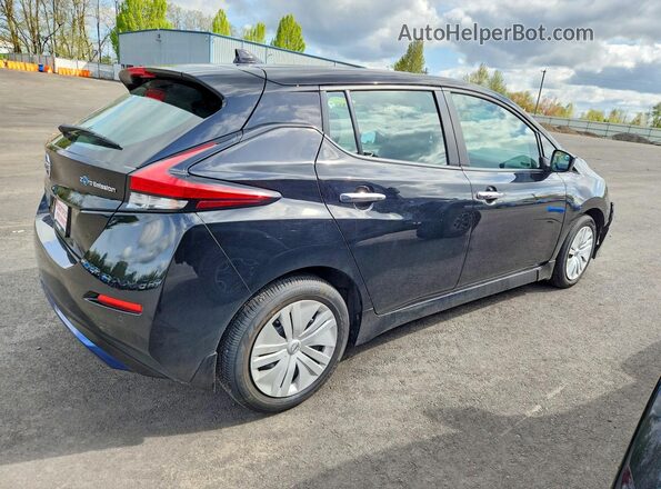 1N4AZ1BV3MC553633 2021 NISSAN LEAF Черный Задняя правая четверть