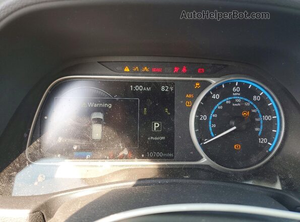 1N4AZ1BV7SC559464 2025 NISSAN LEAF Gray ხელსაწყოთა პანელის ხედი