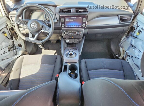 1N4AZ1BV8SC562048 2025 NISSAN LEAF White წინა პანელის ხედი