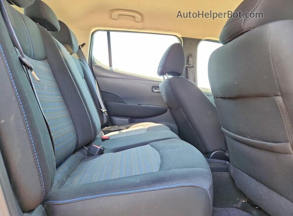 1N4AZ1BV9PC556136 2023 NISSAN LEAF Gray უკანა სავარძლების ხედი