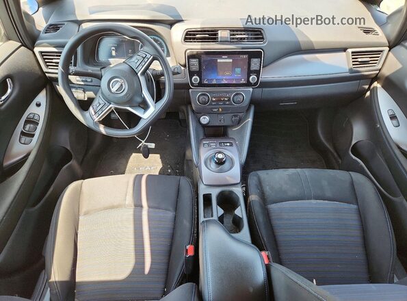 1N4AZ1BV9PC556136 2023 NISSAN LEAF Gray წინა პანელის ხედი